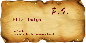 Pilz Ibolya névjegykártya